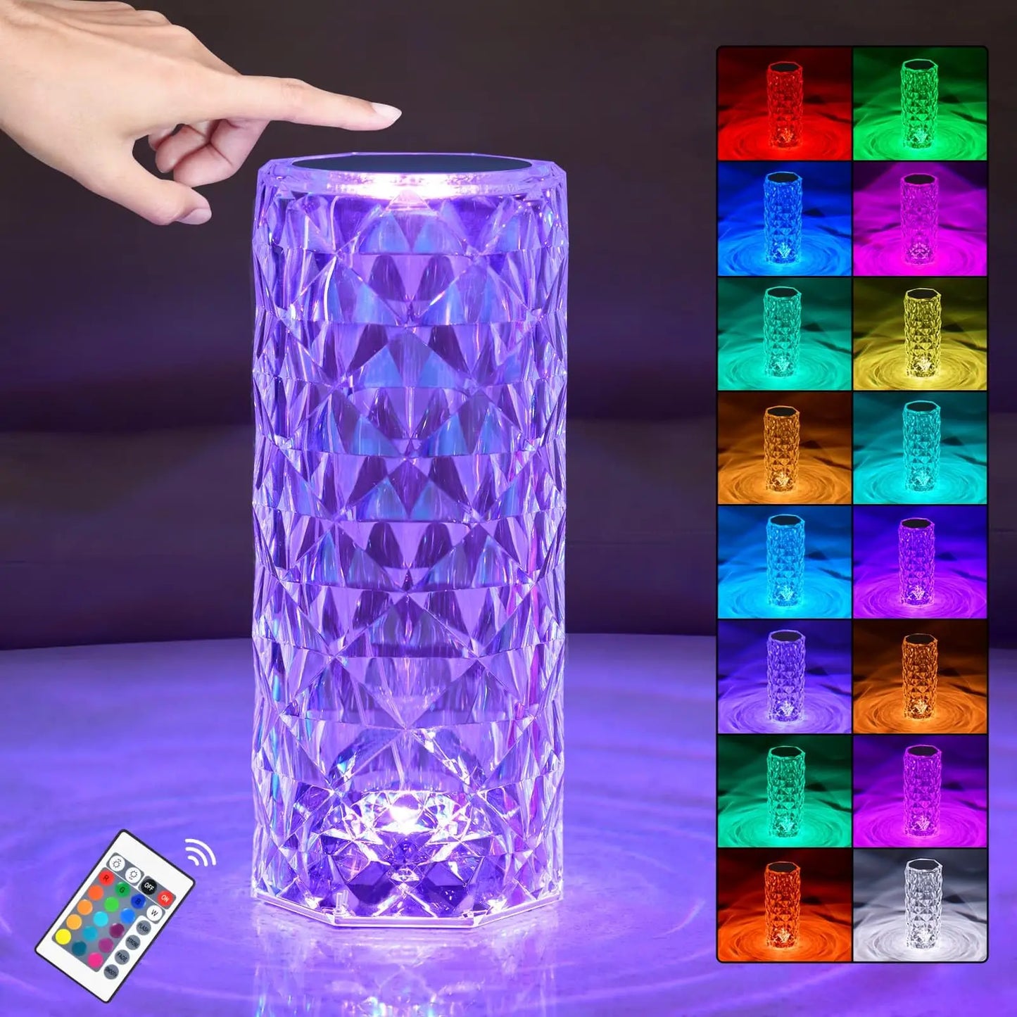 Crystal Table Lamp Rgb