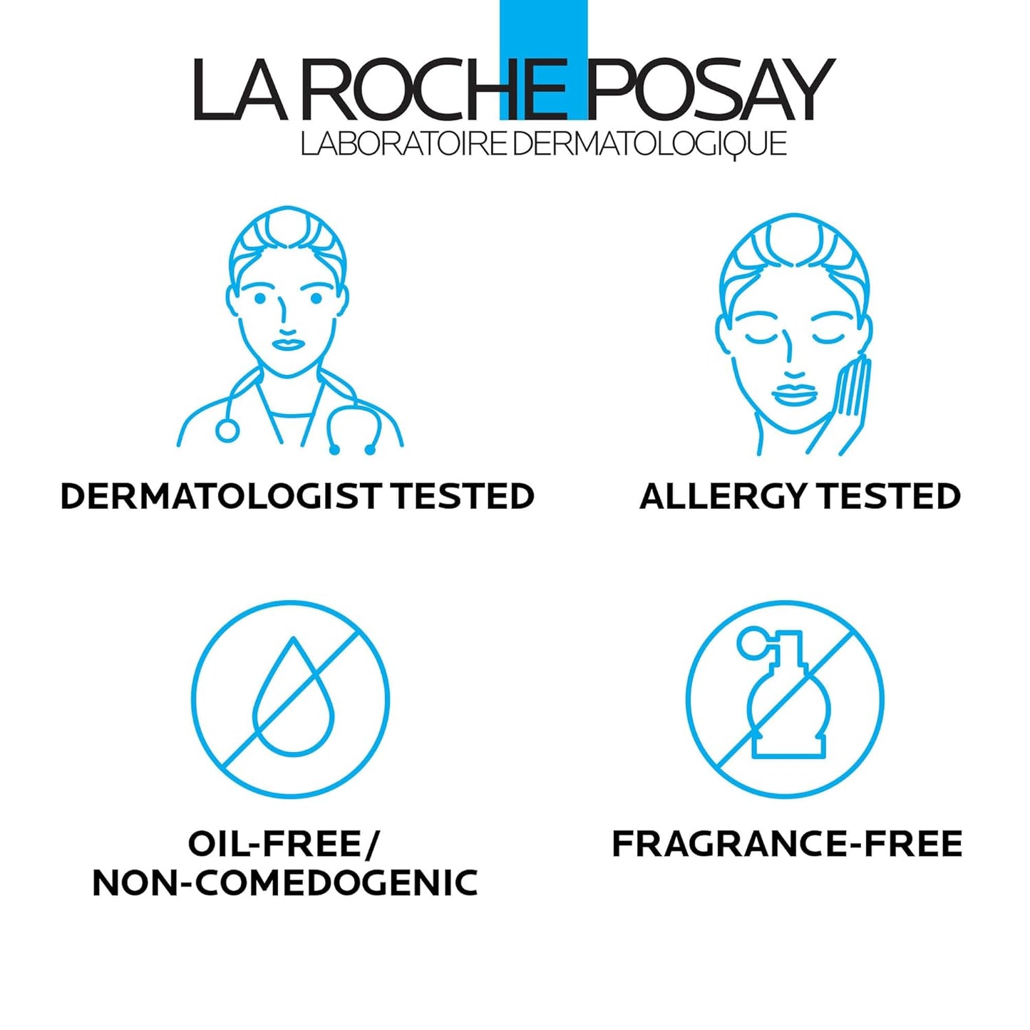 La Roche-Posay Toleraine Skin Care Set, Double Repair Face Moisturizer 100Ml & Purifying Foaming Facial Cleanser 50Ml, Oil Free Moisturizer & Face Wash for Oily Skin, Formulated with Niacinamide